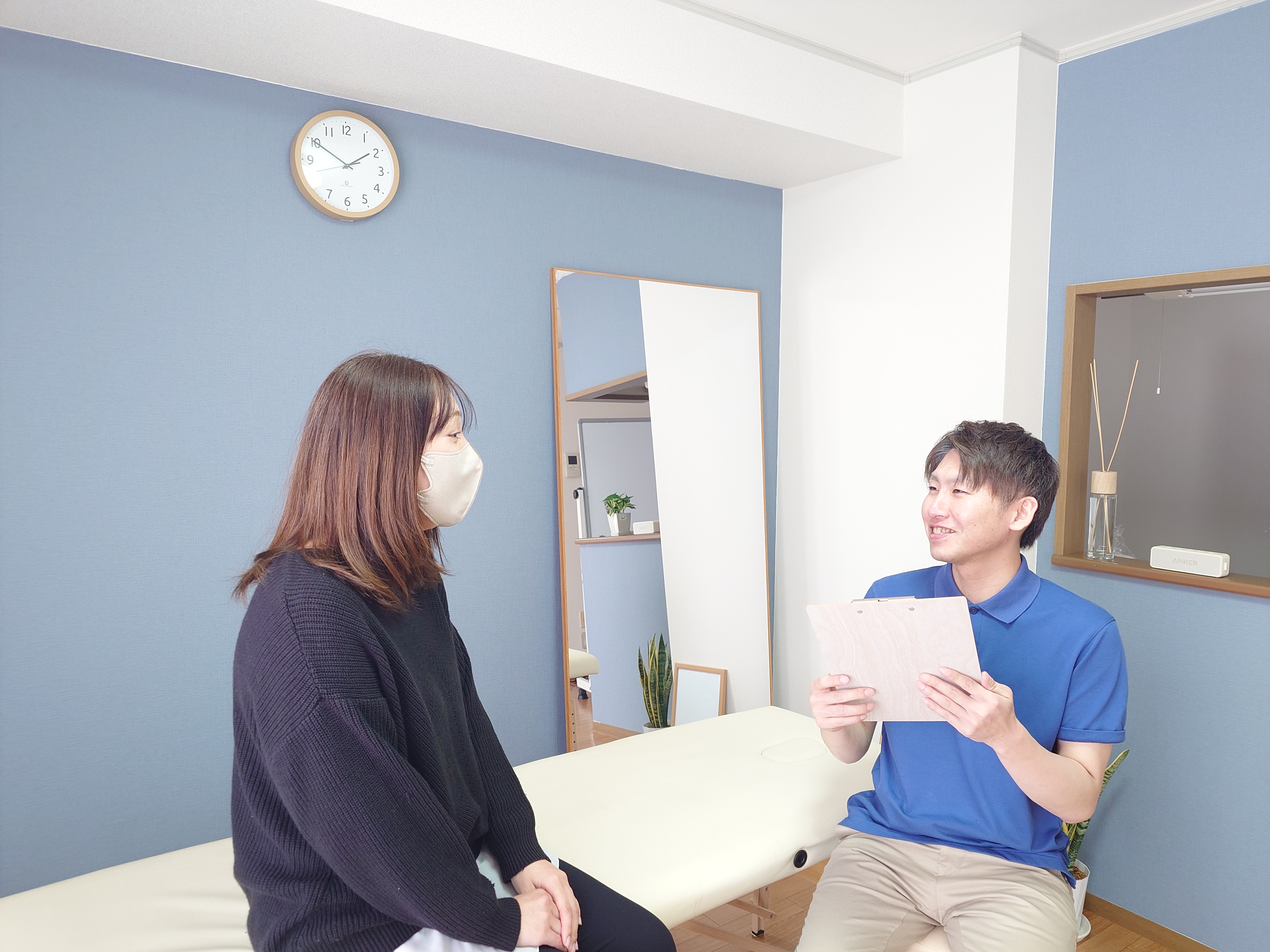 お悩みをじっくりヒアリングする院長